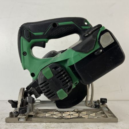 ЗЗ HITACHI 日立 14.4v 125mm 充電式丸のこ バッテリーx1付 ※充電器無し C14DBL グリーン