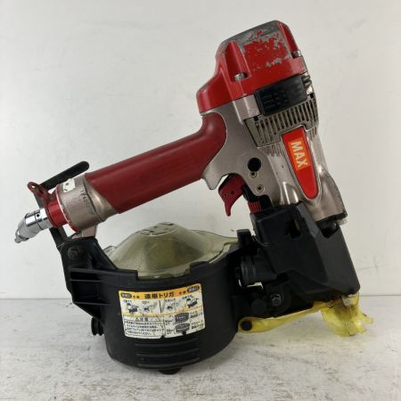 ЗЗ MAX マックス 65mm 高圧 スーパーネイラ エア釘打機 HN-65N1 レッド