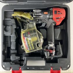 ЗЗ MAX マックス 65mm 高圧 コイルネイラ エア釘打機 ケース付 HN-65N3(D) ブラック×レッド Cランク