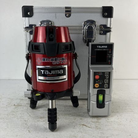 ЗЗ TAJIMA タジマ 赤レーザー レーザー墨出し器 受光器 ケース付 ZEROS-KJC レッド