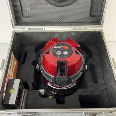 ЗЗ TAJIMA タジマ 赤レーザー レーザー墨出し器 受光器 ケース付 ZEROS-KJC レッド