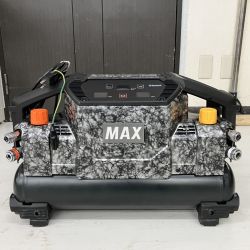 ЗЗ MAX マックス 100v 11L 常圧2口 高圧2口 エアコンプレッサー AK-HL1310E-G ガイアシルバー Bランク