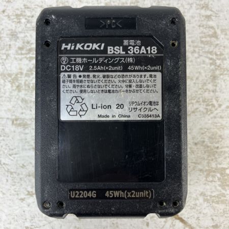 ЗЗ HiKOKI ハイコーキ 36v 35mm コードレスピン釘打機 バッテリーx1 ケース付※充電器無し NP18DSAL グリーン