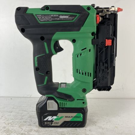 ЗЗ HiKOKI ハイコーキ 36v 35mm コードレスピン釘打機 バッテリーx1 ケース付※充電器無し NP18DSAL グリーン