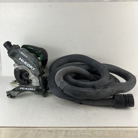 ЗЗ HiKOKI ハイコーキ 36v 125mm 集じん丸のこ バッテリーx1 ホース付 ※充電器無し C3605DYB グリーン