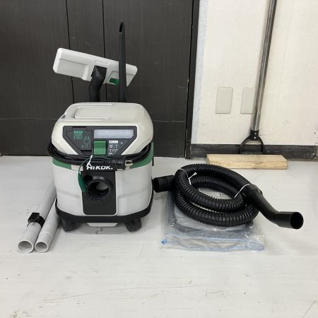 ЗЗ HiKOKI ハイコーキ 100V 8L 乾湿両用 集じん機 ノズル ホース フィルタ付 RP80YB(SC) ホワイト×グリーン