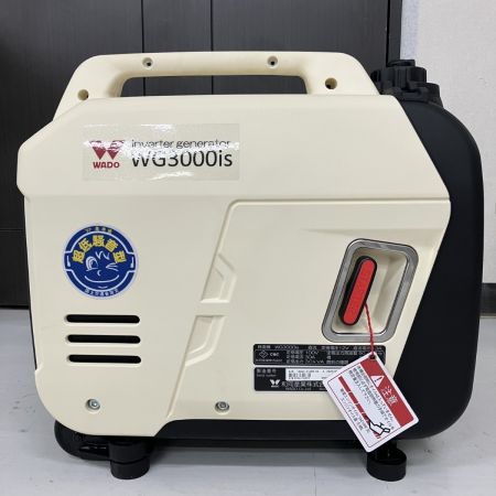 ЗЗ WADO 4サイクル 100v 3.0kVA インバーター発電機 取説付 WG3000is