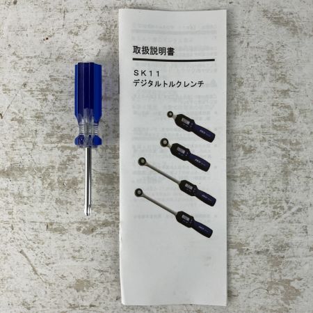 ЗЗ 藤原産業 60Nm 差込角9.5mm デジタルトルクレンチ 検査成績表付・ケース付 SDT3-060 ブラック×ブルー