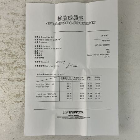 ЗЗ 藤原産業 60Nm 差込角9.5mm デジタルトルクレンチ 検査成績表付・ケース付 SDT3-060 ブラック×ブルー