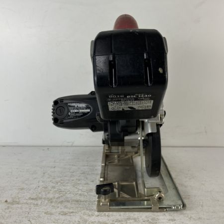 ЗЗ HITACHI 日立 14.4v 125mm コードレス丸のこ バッテリーx1付 ※充電器無し C14DSL ブラック×ピンク