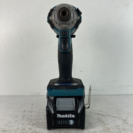 ЗЗ MAKITA マキタ 40v 充電式インパクトドライバ バッテリーx2 充電器 ケース付 TD001G ブルー