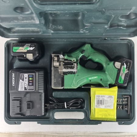 ЗЗ HiKOKI ハイコーキ 18v コードレス全ねじカッタ バッテリーx2 充電器 ケース付 CL18DSAL グリーン
