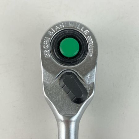 ЗЗ STAHLWILLE スタビレー 1/4 ラチェットハンドル 80ギア 本体のみ 415QRN シルバー
