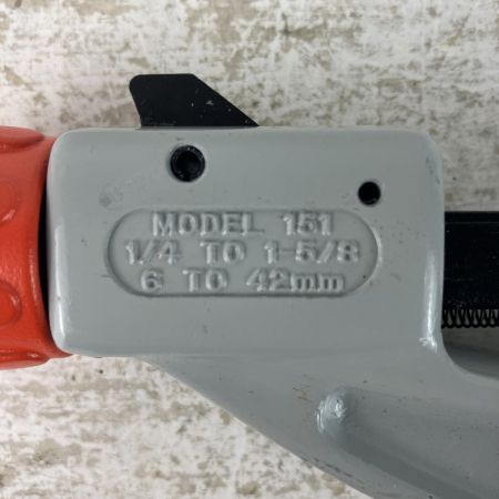ЗЗ RIDGID 6-42mm クイックアクションチューブカッター パイプカッター 151 ライトグレー