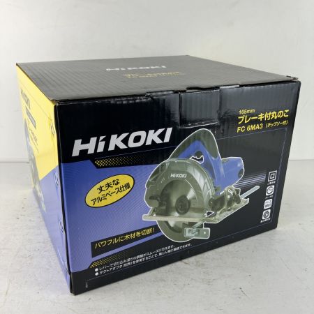 ЗЗ HiKOKI ハイコーキ 100v 165mm 丸のこ 取説 箱付 FC6MA3