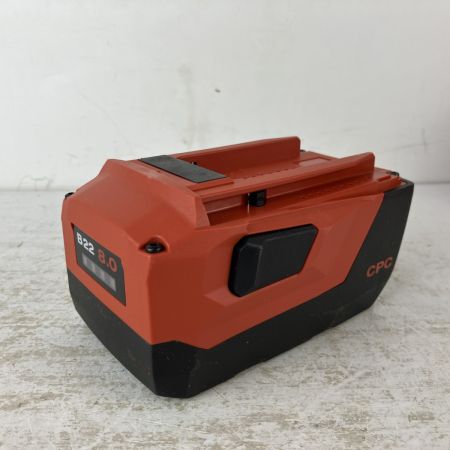 ЗЗ Hilti ヒルティ 22v 8.0Ah バッテリー B22/8.0 ブラック×レッド