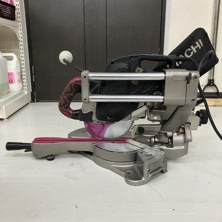 ЗЗ HITACHI 日立 100v 190mm 卓上スライド丸のこ C7RSHC ピンク