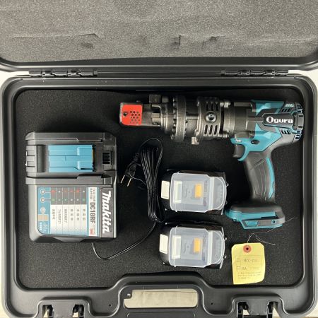 ЗЗ Ogura 18v コードレス鉄筋カッター バッテリーx2 充電器 ケース付 HCC-13BL ブルー