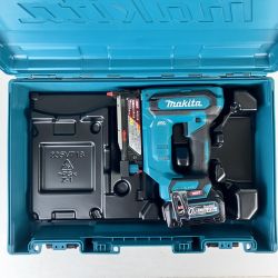ЗЗ MAKITA マキタ 40v 35mm 充電式ピンタッカ バッテリーx1 ケース付 ※充電器無し PT001G ブルー Aランク