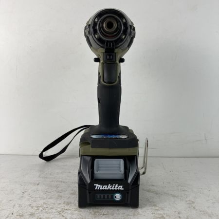 ЗЗ MAKITA マキタ 40v 充電式インパクトドライバ バッテリーx2 充電器 ケース付 TD002G オリーブ