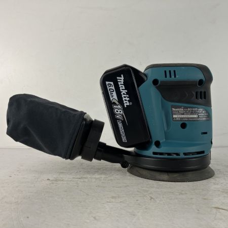 ЗЗ MAKITA マキタ 18v 125mm 充電式ランダムオービットサンダ バッテリーx1付 ※充電器無し BO180D ブルー