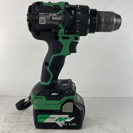 ЗЗ HiKOKI ハイコーキ 36v 13mm コードレス震動ドライバドリル  バッテリーx1付 ※充電器無し DV36DC グリーン