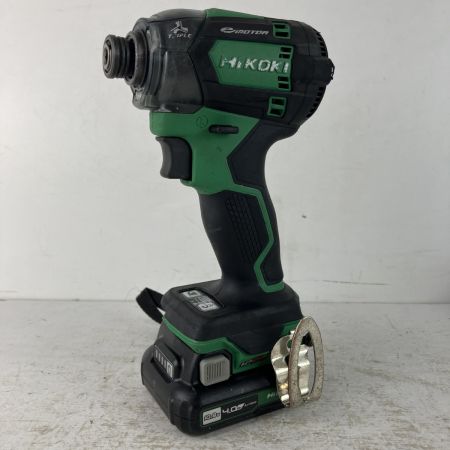 ЗЗ HiKOKI ハイコーキ 10.8v コードレスインパクトドライバ バッテリーx2 充電器付 WH12DCA グリーン