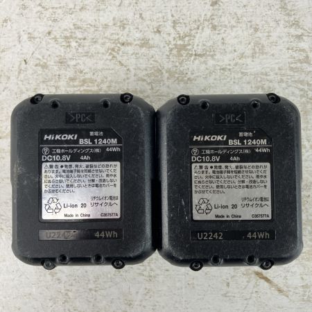 ЗЗ HiKOKI ハイコーキ 10.8v コードレスインパクトドライバ バッテリーx2 充電器付 WH12DCA グリーン