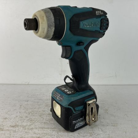 ЗЗ MAKITA マキタ 14.4v 充電式インパクトドライバ バッテリーx2 充電器 ケース付 TP131D ブルー