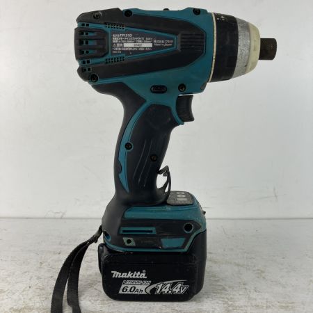 ЗЗ MAKITA マキタ 14.4v 充電式インパクトドライバ バッテリーx2 充電器 ケース付 TP131D ブルー