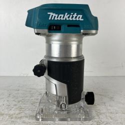 ЗЗ MAKITA マキタ 18v 充電式トリマ ガイド付 ※バッテリー、充電器無し RT50D ネイビー Cランク