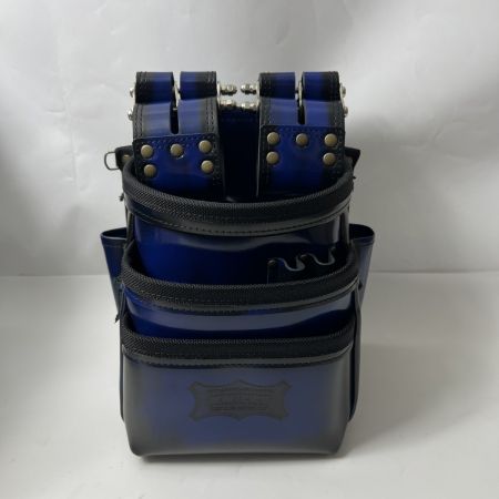  KNICKS アドバンガラス革腰袋 青 ブルー ADV-301DDX-BL 未使用品 ワッペン付