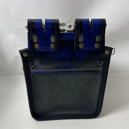  KNICKS アドバンガラス革腰袋 青 ブルー ADV-301DDX-BL 未使用品 ワッペン付