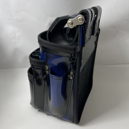  KNICKS アドバンガラス革腰袋 青 ブルー ADV-301DDX-BL 未使用品 ワッペン付