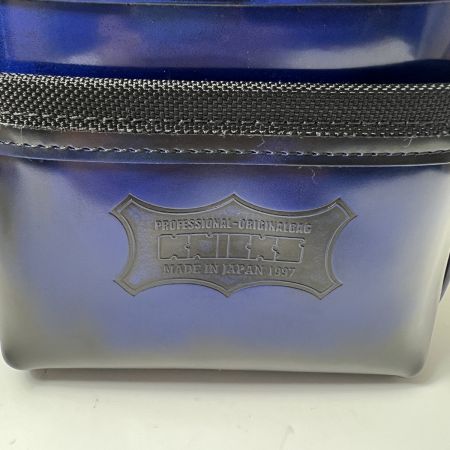  KNICKS アドバンガラス革腰袋 青 ブルー ADV-301DDX-BL 未使用品 ワッペン付