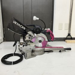 ЗЗ HITACHI 日立 100v 165mm 卓上スライド丸のこ C6RSHC ピンク Cランク