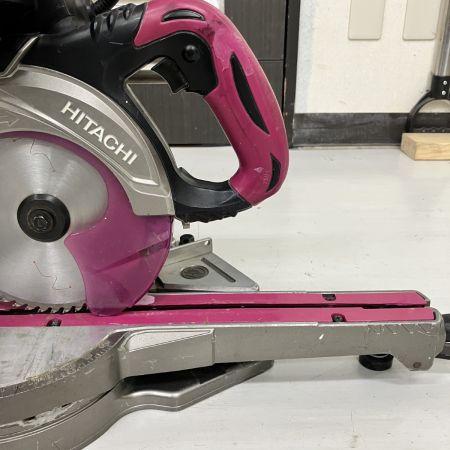 ЗЗ HITACHI 日立 100v 165mm 卓上スライド丸のこ C6RSHC ピンク