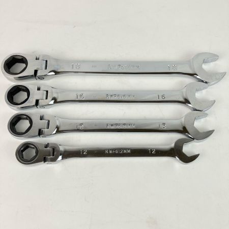 ЗЗ MAC TOOLS マック 首振りギアレンチ 4本組 RWF612MM RWF615MM RWF616MM RWF618MM