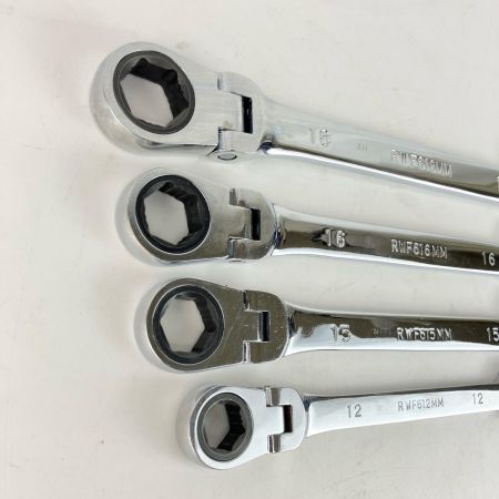 ЗЗ MAC TOOLS マック 首振りギアレンチ 4本組 RWF612MM RWF615MM RWF616MM RWF618MM