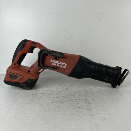 ЗЗ Hilti ヒルティ 22v 充電式レシプロソー バッテリーx1 充電器付 SR6-A22 レッド×ブラック