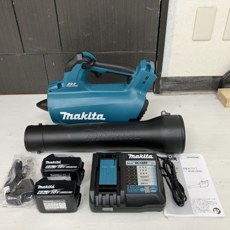 ЗЗ MAKITA マキタ 18v 充電式ブロワ バッテリーx2 充電器付 MUB184DRGX ブルー