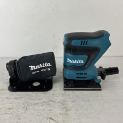 ЗЗ MAKITA マキタ 18v 充電式防じんミニサンダ ダストバッグ付 ※バッテリー、充電器無し BO480D ブルー Bランク