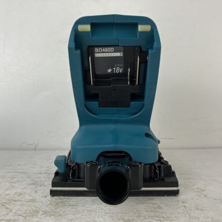 ЗЗ MAKITA マキタ 18v 充電式防じんミニサンダ ダストバッグ付 ※バッテリー、充電器無し BO480D ブルー