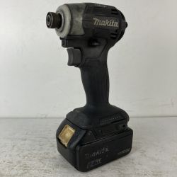 ЗЗ MAKITA マキタ 18v 充電式インパクトドライバ バッテリーx1付 ※充電器無し TD173D ブラック Cランク