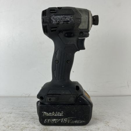 ЗЗ MAKITA マキタ 18v 充電式インパクトドライバ バッテリーx1付 ※充電器無し TD173D ブラック