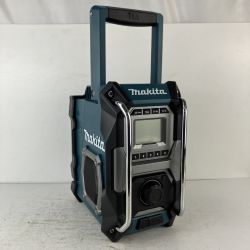 ЗЗ MAKITA マキタ 40v 充電式ラジオ ACアダプタ付 ※バッテリー、充電器無し MR001G ブルー Bランク
