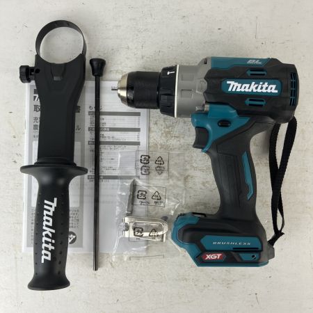 ЗЗ MAKITA マキタ 40v 充電式震動ドライバドリル 取説 箱付 ※バッテリー、充電器無し HP003GZ ブルー