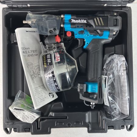 ЗЗ MAKITA マキタ 50mm 高圧 エア釘打機 ケース付 AN514H ブルー