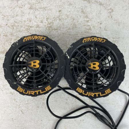 ЗЗ BURTLE バートル ファン・バッテリーセット ACアダプタ付 AC370/371 AC08-22V ブラック