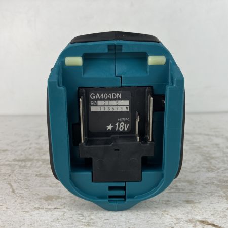 ЗЗ MAKITA マキタ 18v 100mm 充電式ディスクグラインダ ※バッテリー、充電器無し GA404DN ブルー